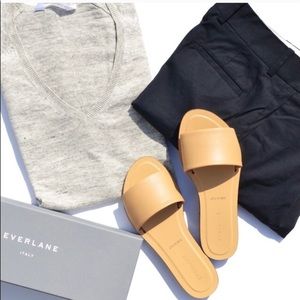 Everlane—the Slide leather sandal Sand Sz 9.5